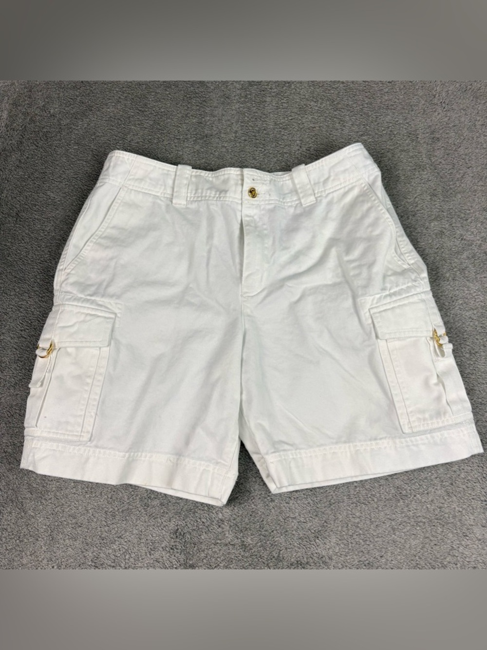 Lauren Ralph Lauren White Cargo Shorts